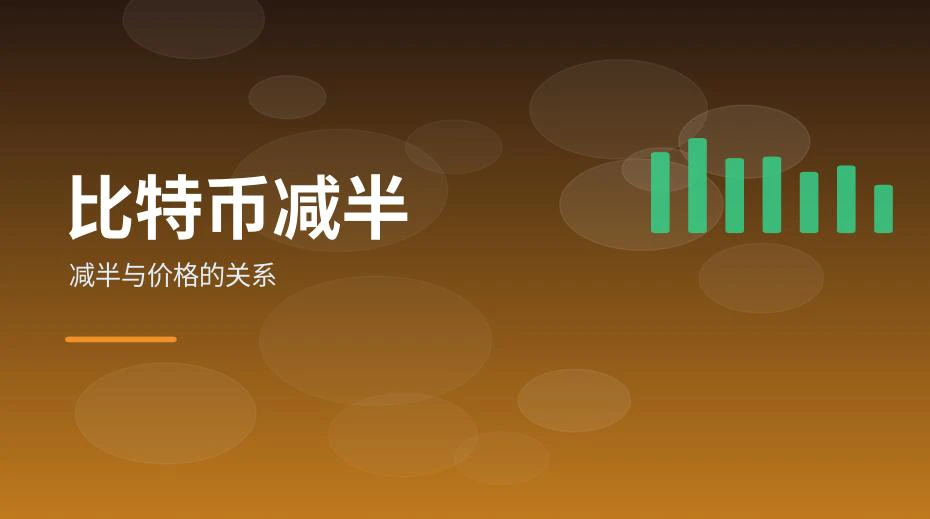 比特币减半与价格关系示意图，展示供给下降与周期波动